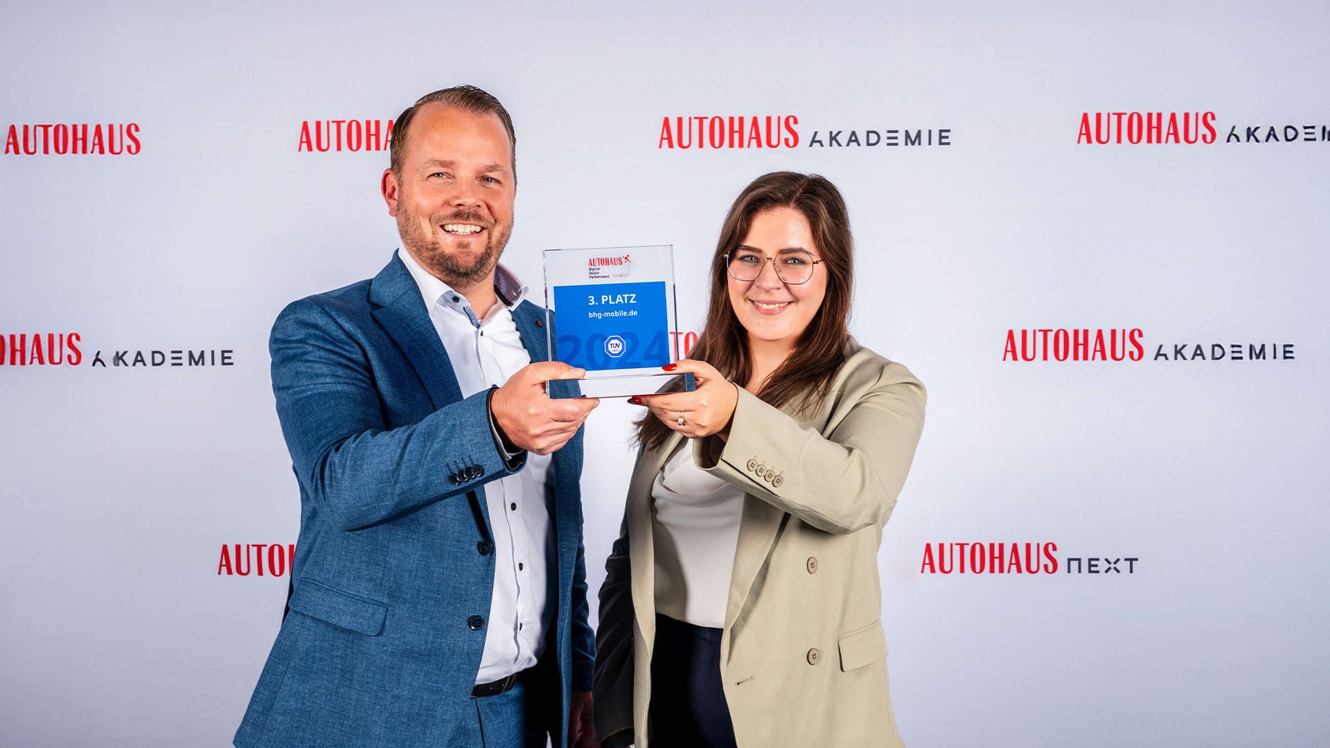 Vielen Dank für die Auszeichnung.